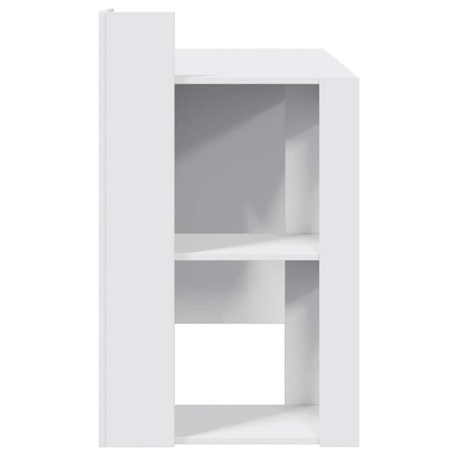 vidaXL Biurko, białe, 103,5x56,5x94 cm, materiał drewnopochodny