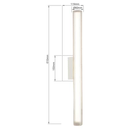 Kinkiet Light Prestige Linea transparentny LED CCT 3000K/4000K/6000K (regulowana) 1 szt.