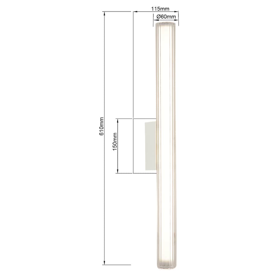 Kinkiet Light Prestige Linea transparentny LED CCT 3000K/4000K/6000K (regulowana) 1 szt.