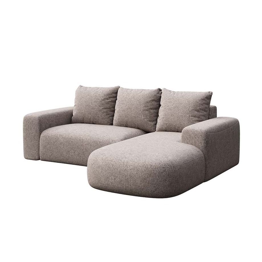 Monce Sofa narożna prawa jasnoszara