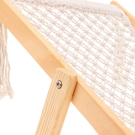 PLECIONY LEŻAK OGRODOWY W STYLU BOHO HILI