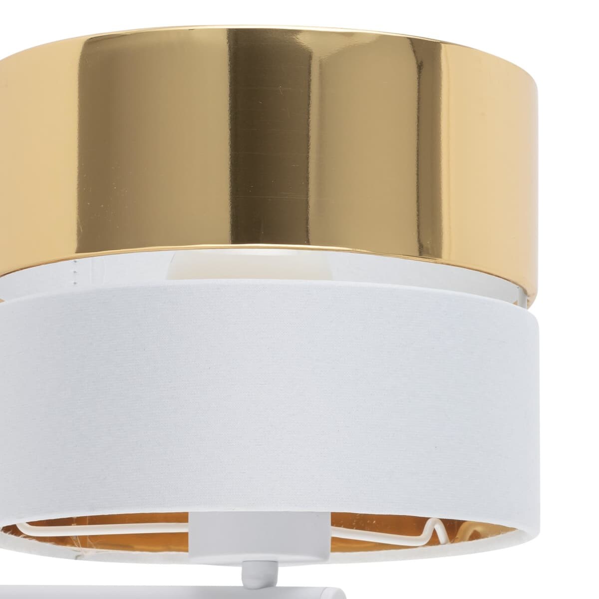 Podwójny kinkiet do czytania glamour Hilton 5361 TK Lighting biały złoty