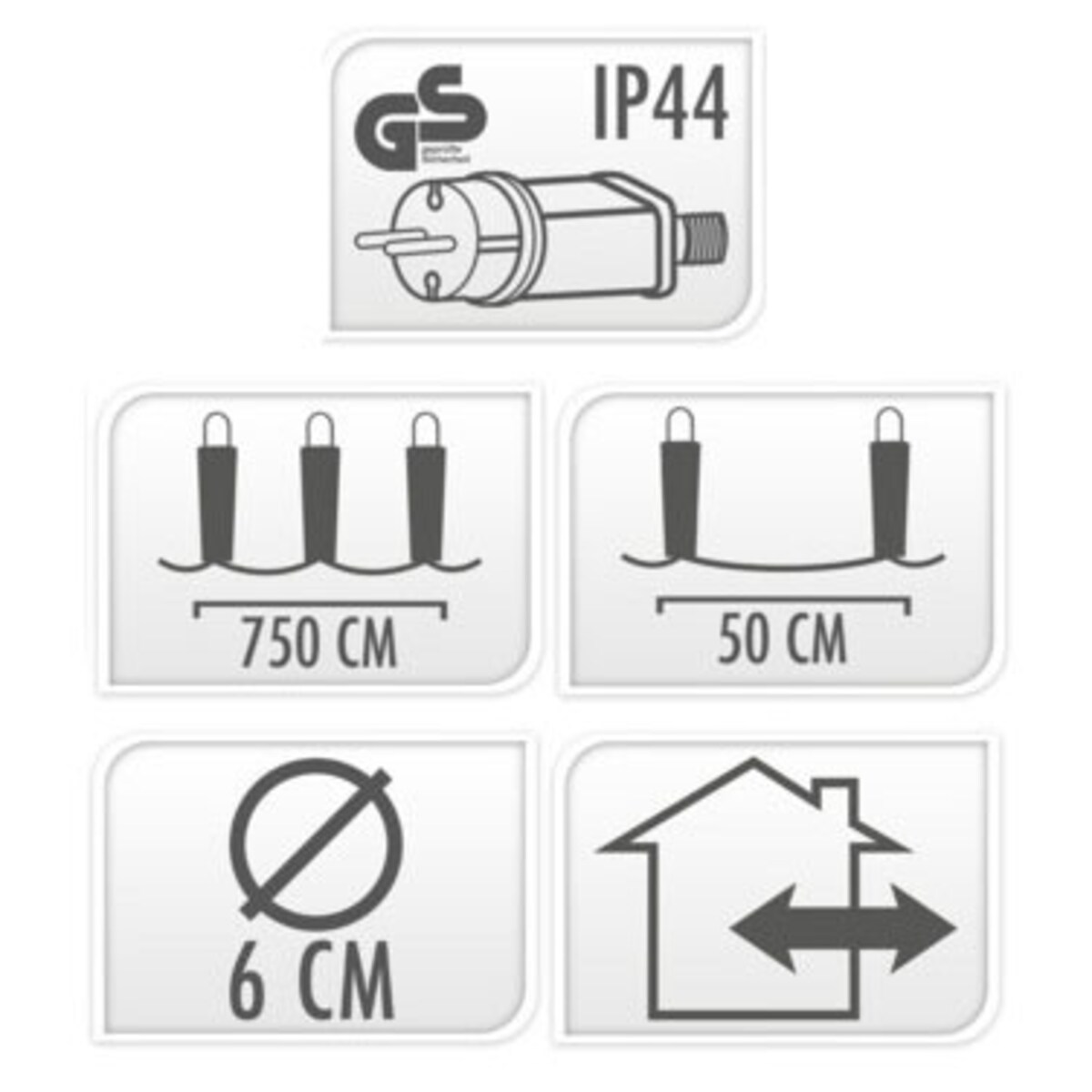 Girlanda ogrodowa PARTY z 10 lampkami LED