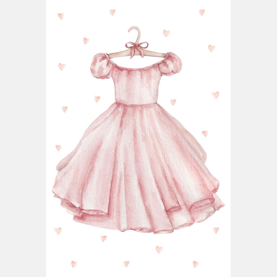 Plakat dla dzieci Sukienka 40x50
