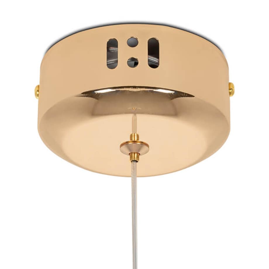 Lampa wisząca glamour Butterfly MSE010100321 kryształowa złota