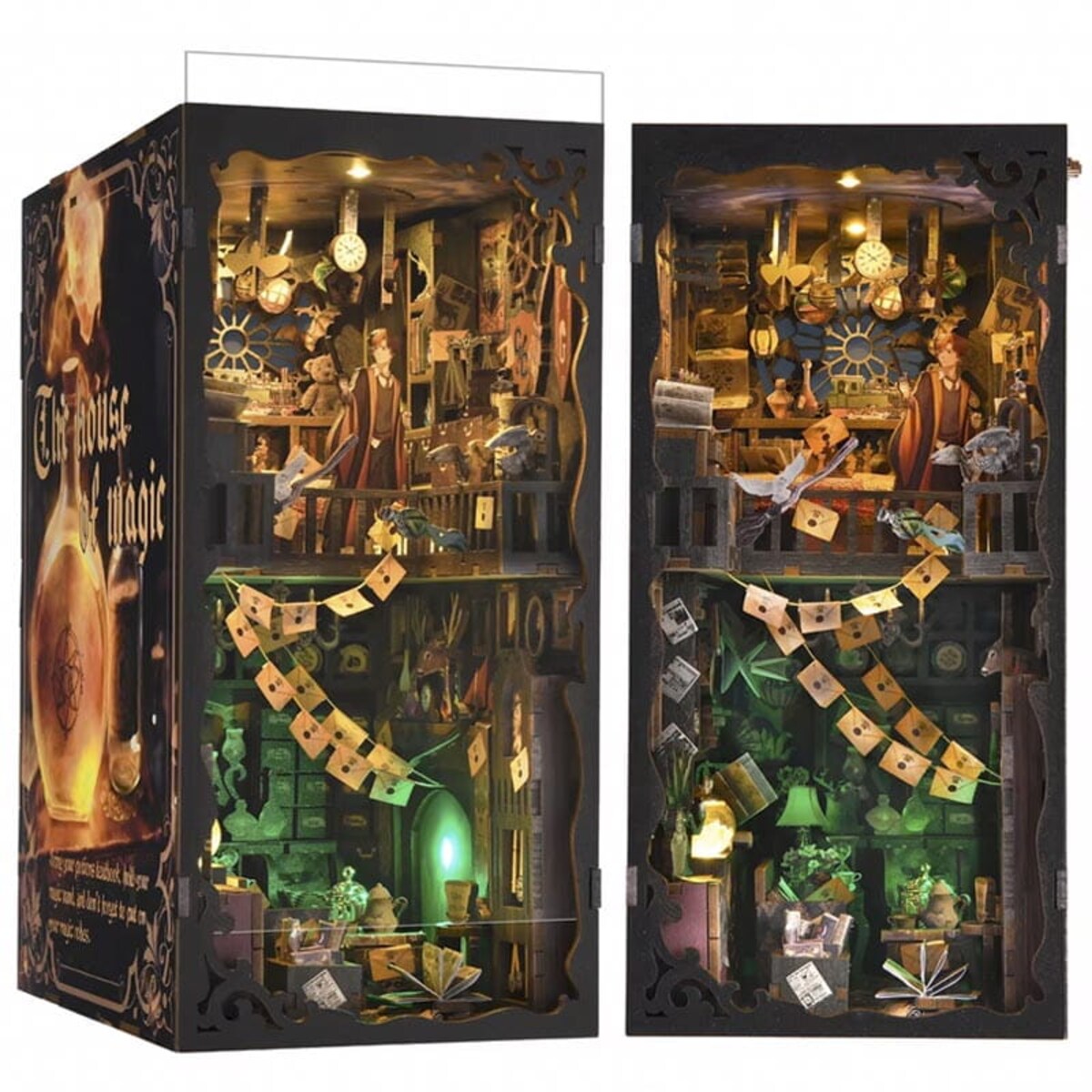 Miniaturowy domek Book Nook - Dom czarów - Aslowsnail