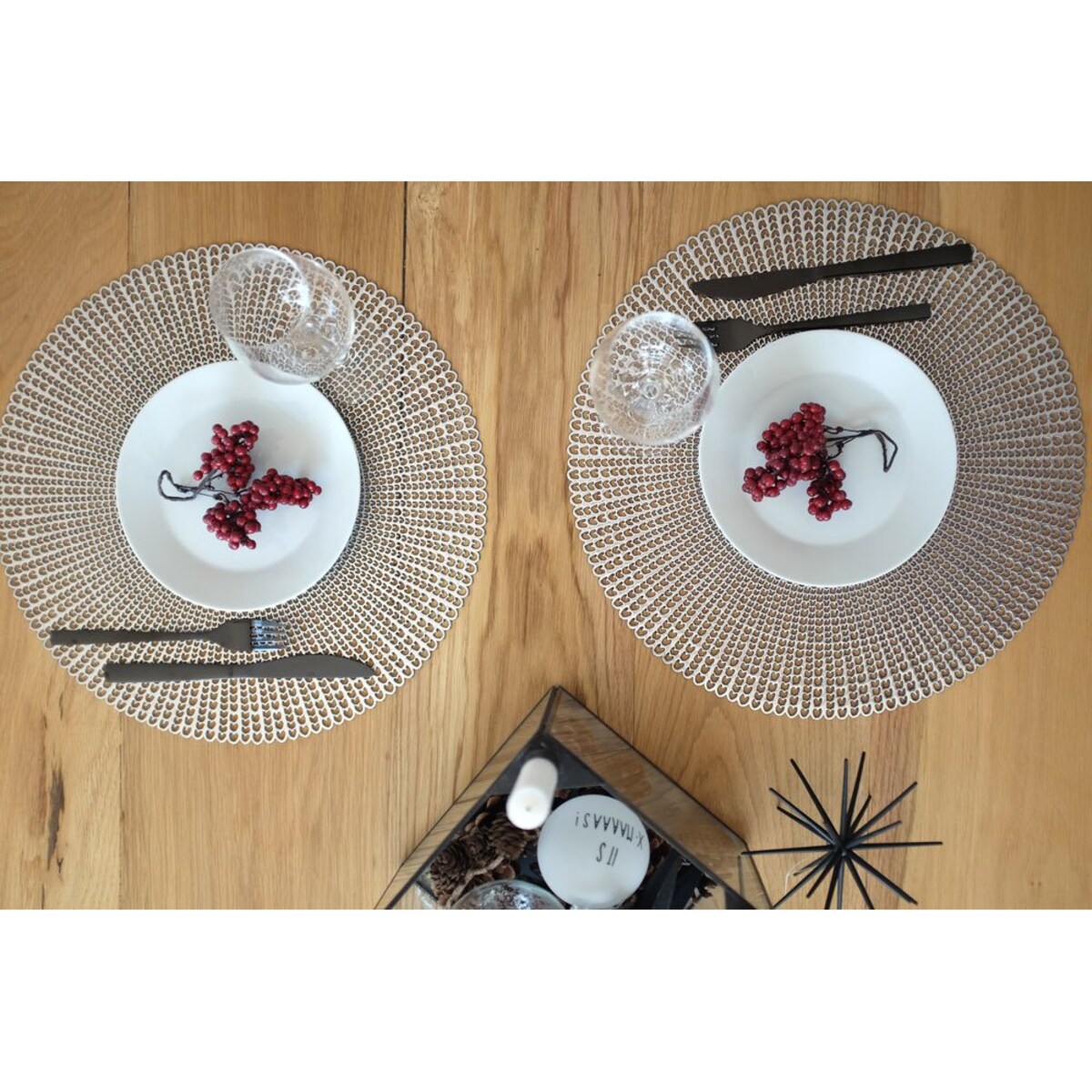 Podkładka ochronna, dekoracyjna mata na stół, Ø 41 cm, ZELLER