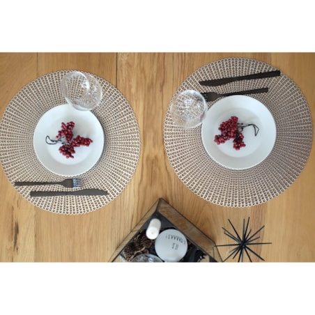 Podkładka ochronna, dekoracyjna mata na stół, Ø 41 cm, ZELLER