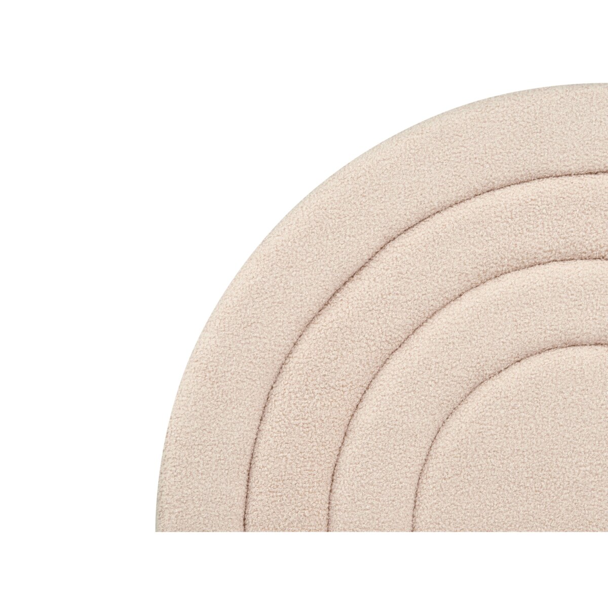 Łóżko z pojemnikiem Boucle ANET 90 x 200 cm Beżowy