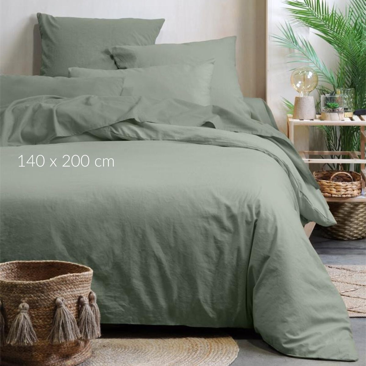 Bawełniana poszwa na kołdrę EDEN, 140 x 200 cm