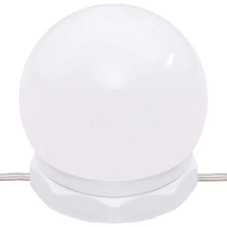 vidaXL Szafka z lustrem i oświetleniem LED, biała, 60x31,5x62 cm