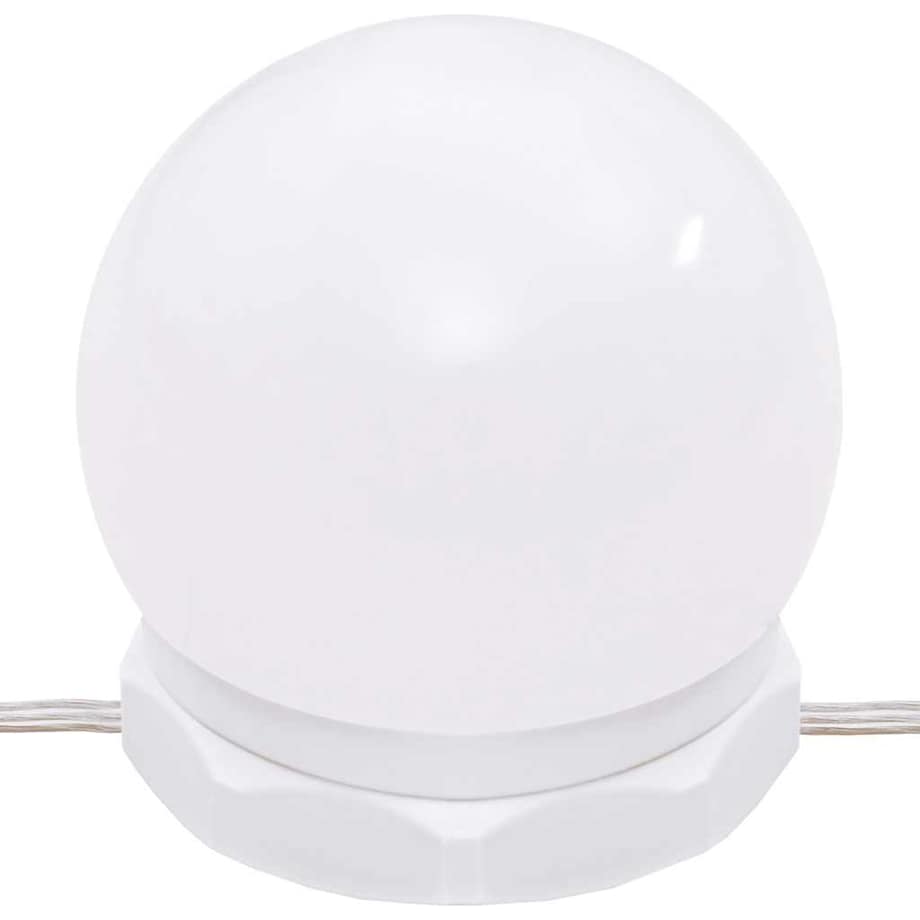 vidaXL Szafka z lustrem i oświetleniem LED, biała, 60x31,5x62 cm