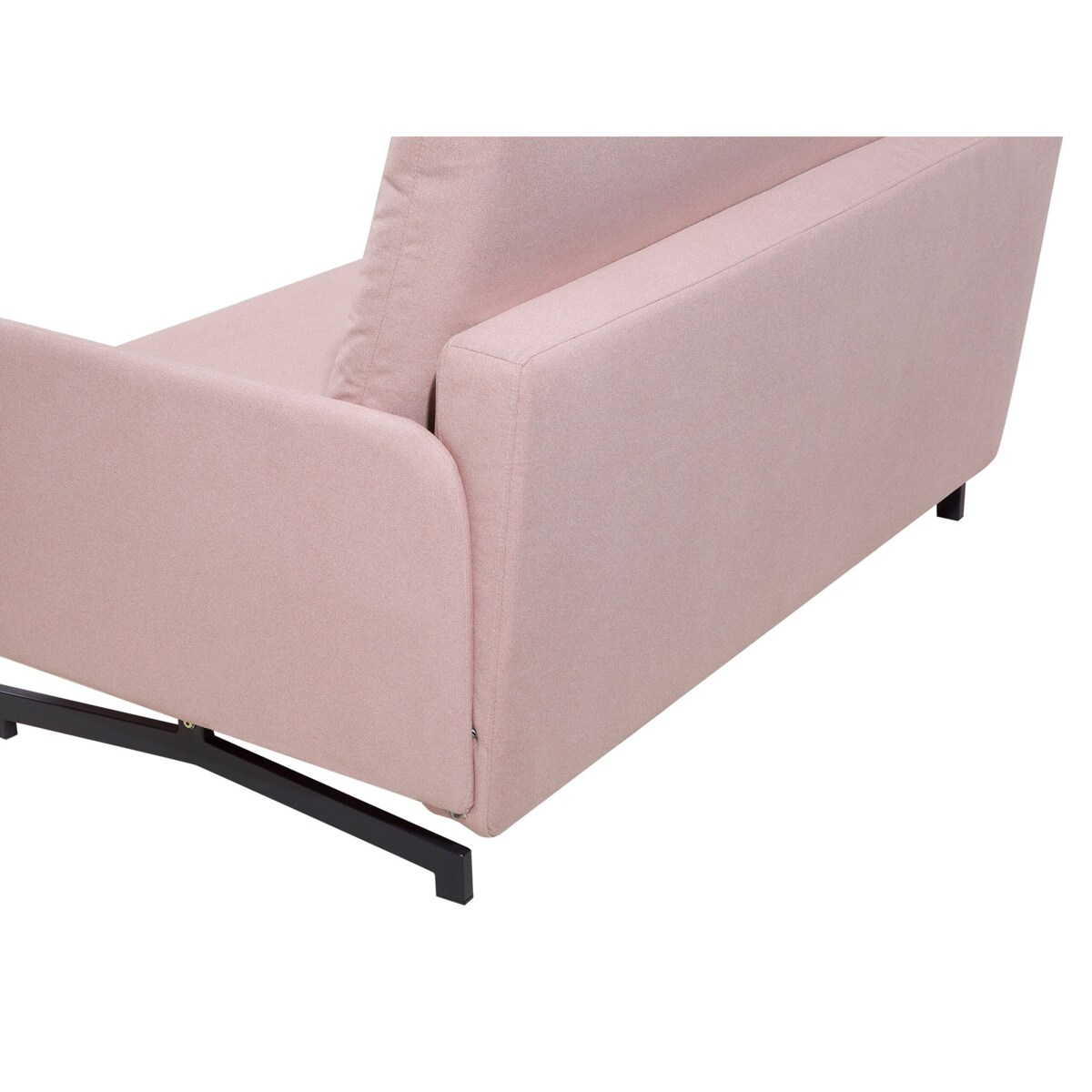 Sofa rozkładana BELFAST Różowy dla 2 osób