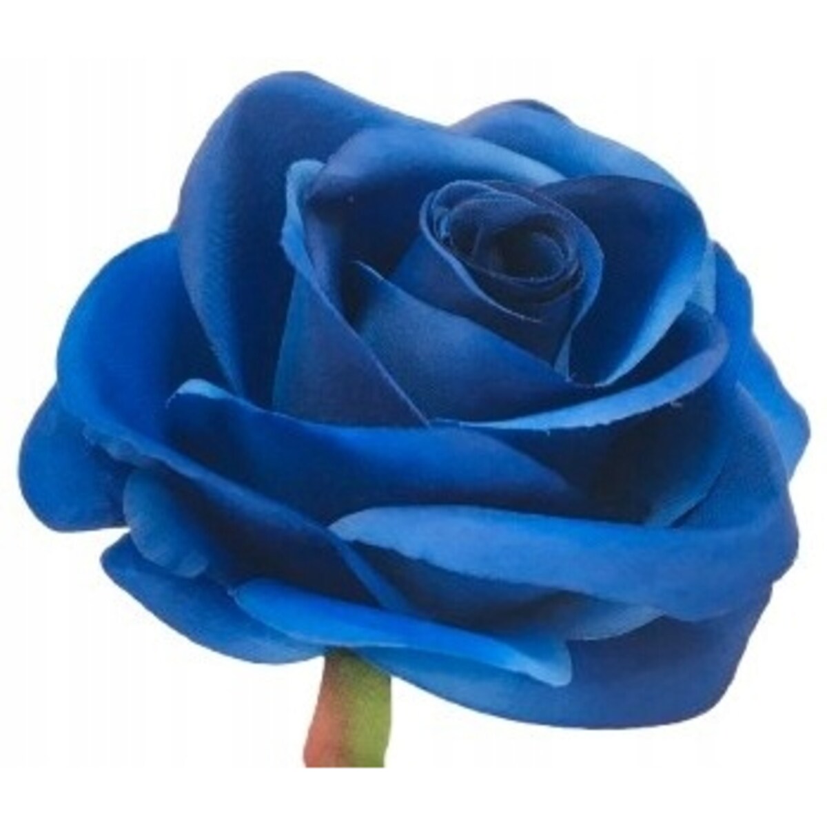 NIEBIESKA RÓŻA SZTUCZNA do kompozycji stroika święta zmarłych bukiet grób