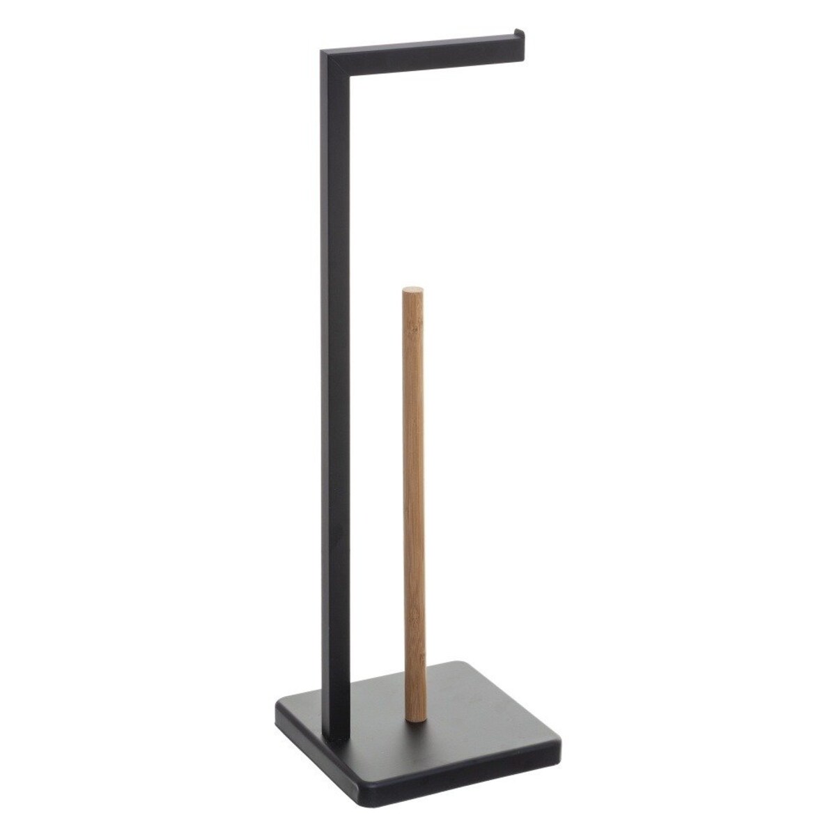 Stojak na papier toaletowy z zapasem NATURELO, metalowy