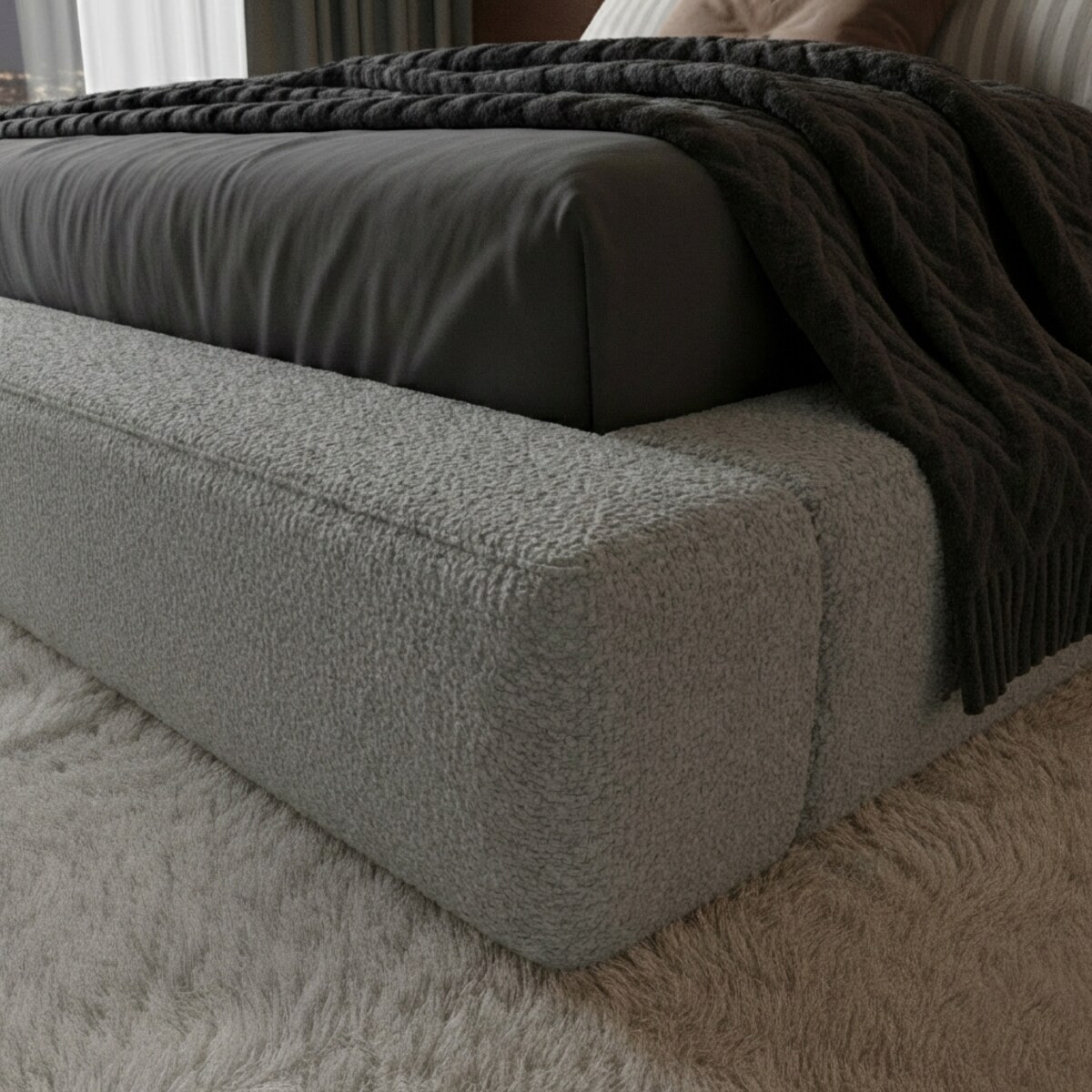 Łóżko Tapicerowane Imperio 120X200 Stelaż Pojemnik Na Pościel Loop 17