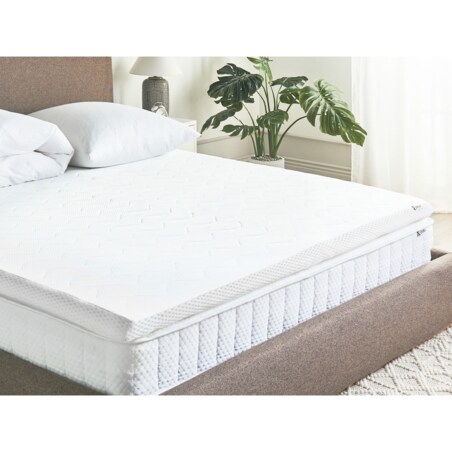 Materac nawierzchniowy topper żelowy piankowy 180 x 200 cm FROSTY