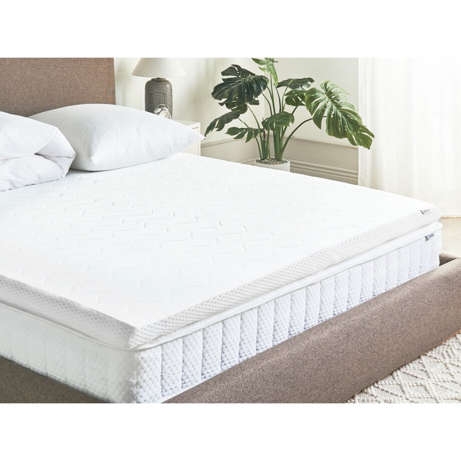 Materac nawierzchniowy topper żelowy piankowy 180 x 200 cm FROSTY