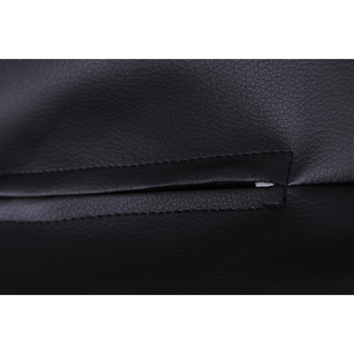 KONSIMO COSMO Szary taboret wykonany ze sztucznej skóry