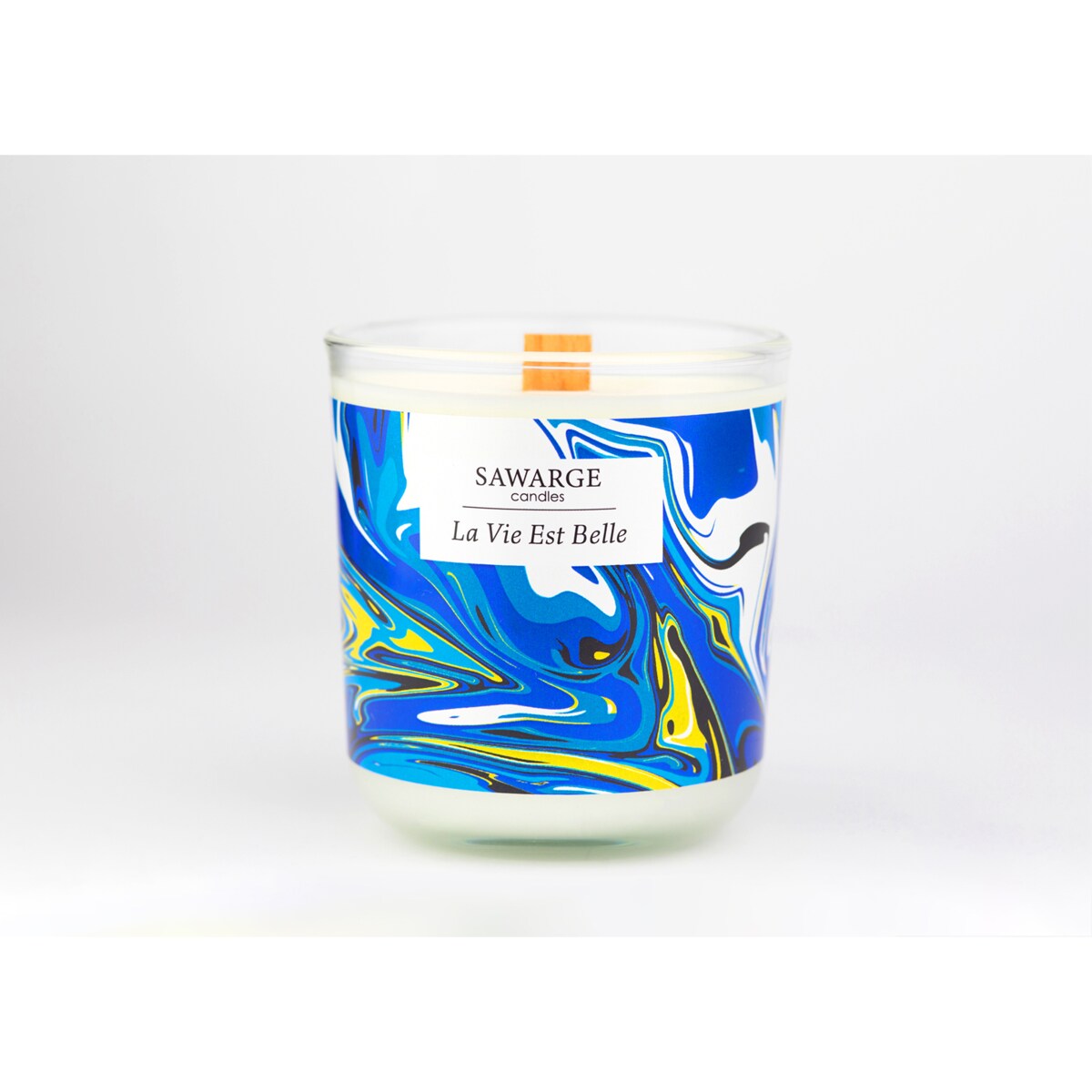 Świeca Sojowa Zapachowa / Drewniany Knot /35h/ La Vie Est Belle 200g