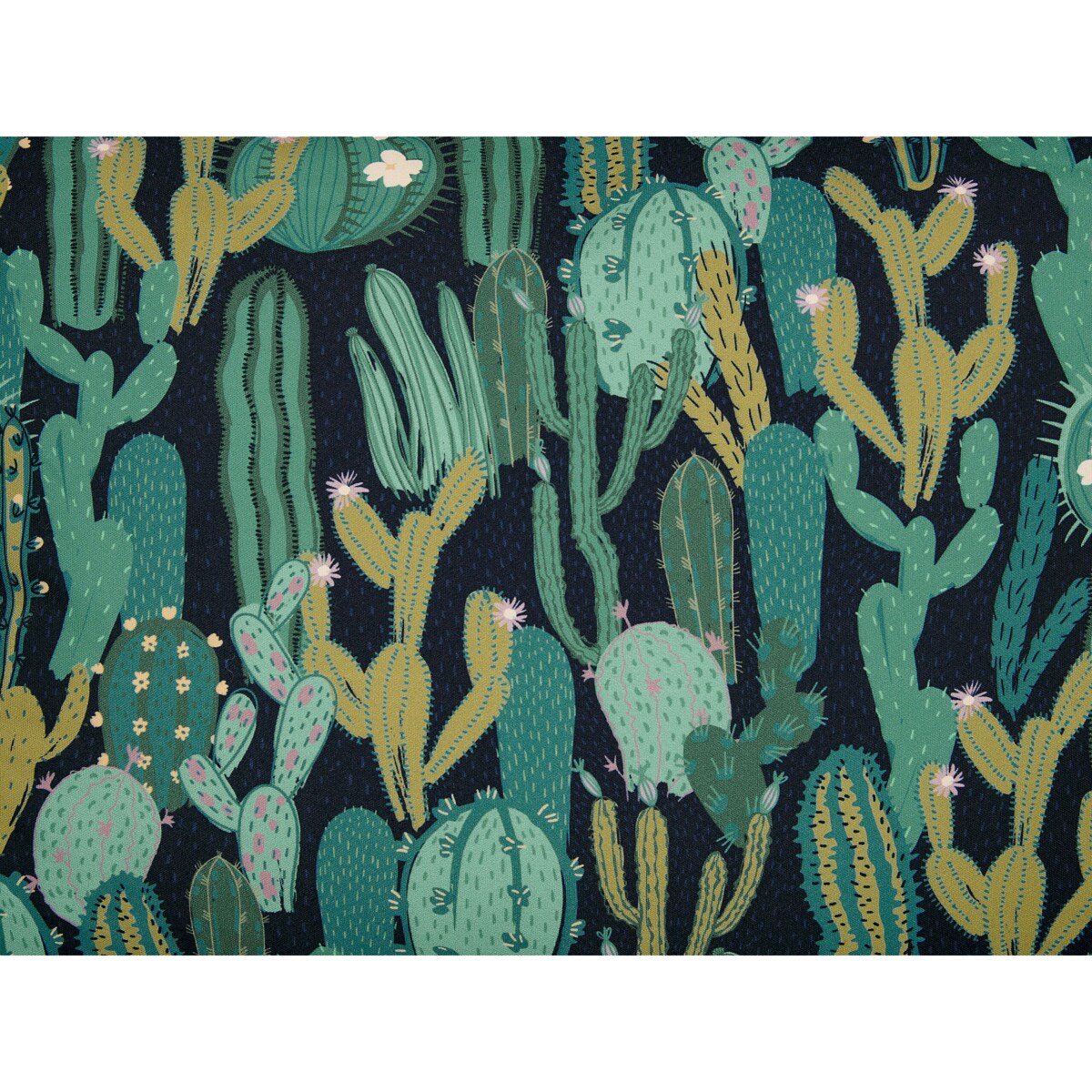 2 poduszki ogrodowe w kaktusy 40 x 60 cm zielone BUSSANA