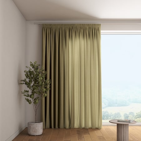 Zasłona na taśmie marszczącej 1 szt. 130x260 zielony