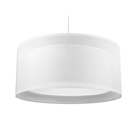 Lampa wisząca DUO LEN LIGHT 60 biała