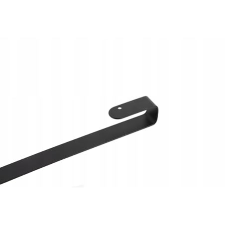 2 X Wieszak Łazienkowy Ścienny Do Łazienki Na Ręczniki Loft Czarny 60Cm