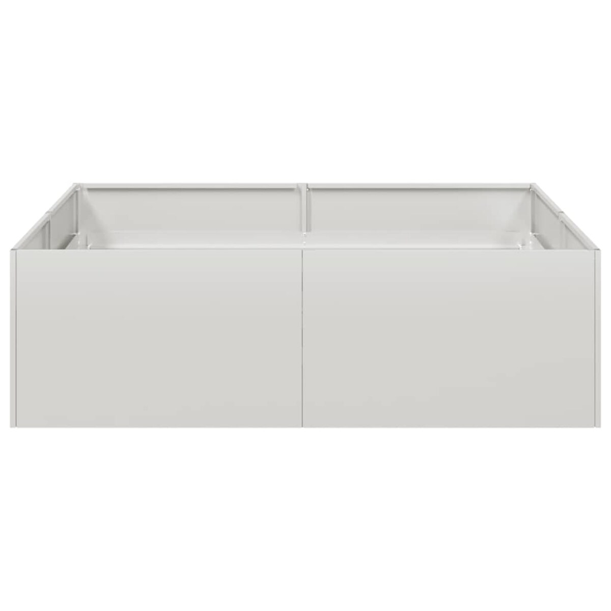 vidaXL Doniczka 100x100x30 cm Stal nierdzewna