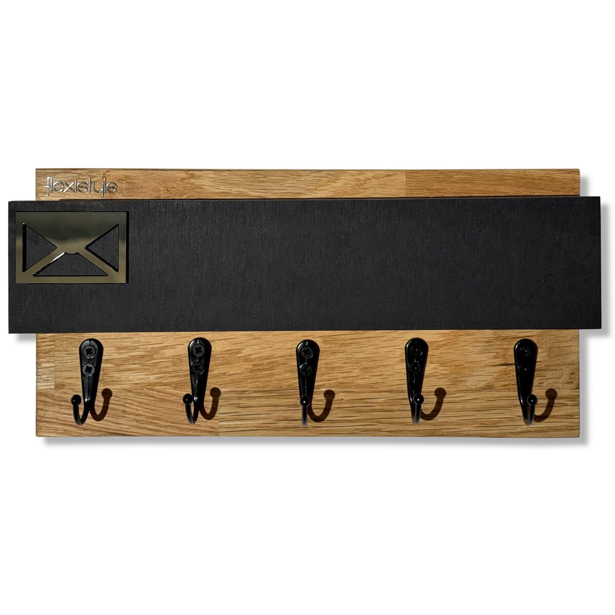 Drewniany wieszak na klucze 30cm