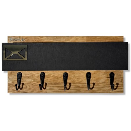 Drewniany wieszak na klucze 30cm