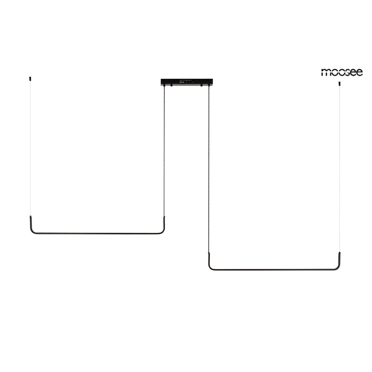 MOOSEE lampa wisząca SHAPE DUO 120 czarna