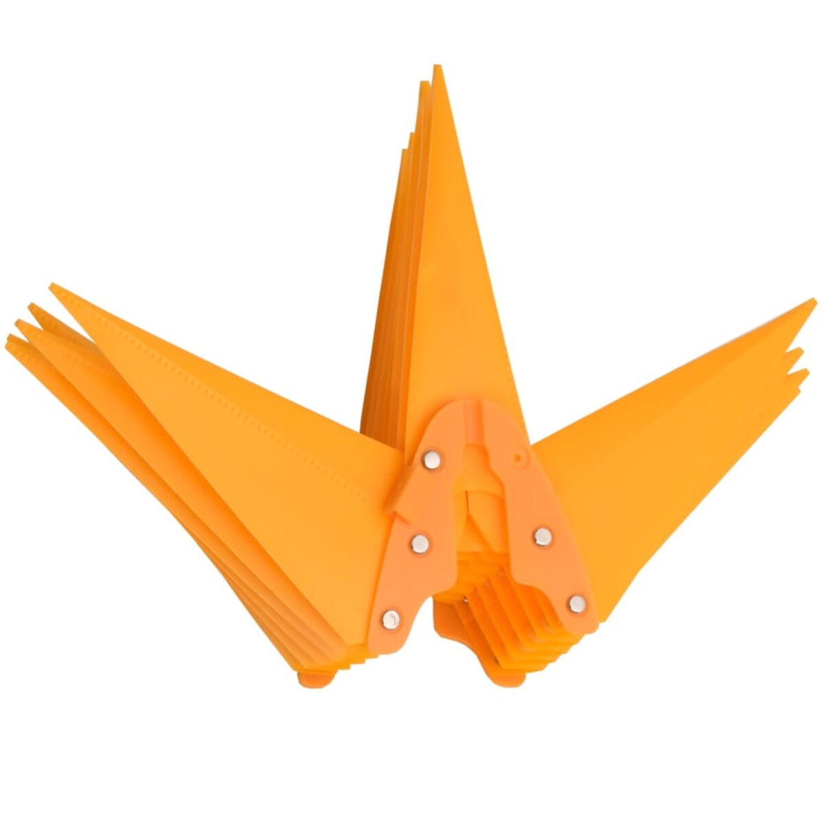 vidaXL Ozdoby świetlne z LED, 3 szt., składane, żółte