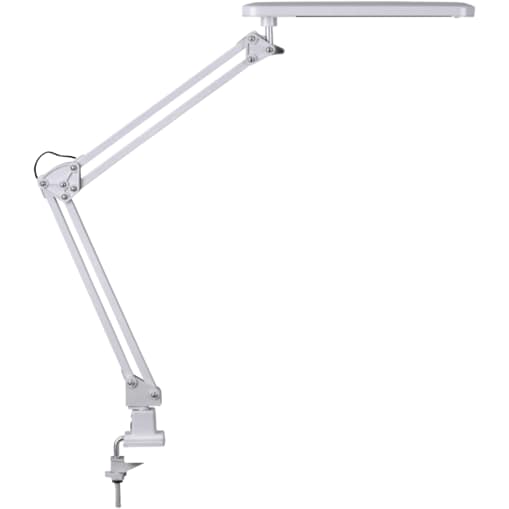 Stojąca LAMPA stołowa RAUL 4420 Rabalux biurkowa LAMPKA industrialna LED 5,6W 4500K srebrna