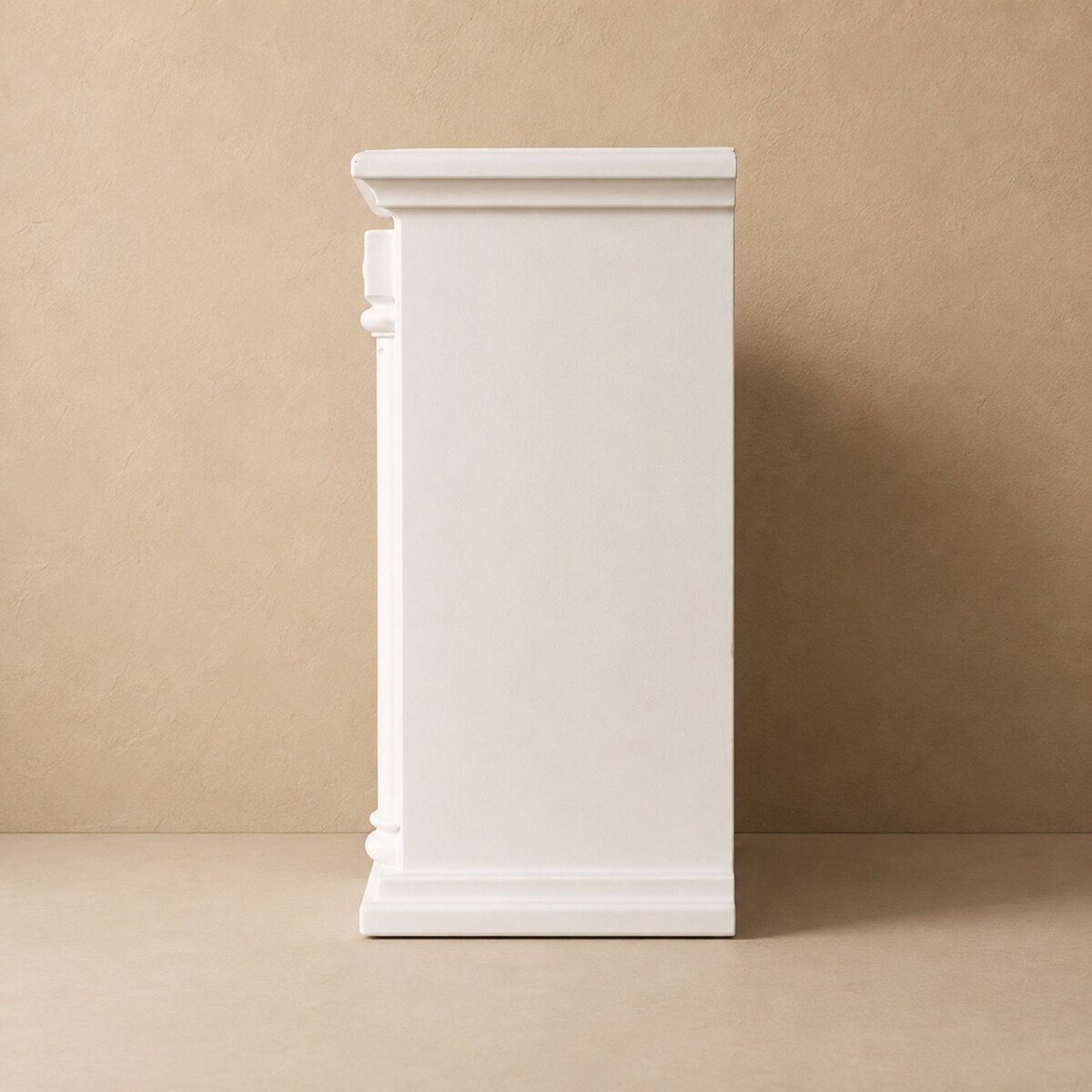 Kominek dekoracyjny LED w stylu klasycznym, 10 x 33 x 21 cm