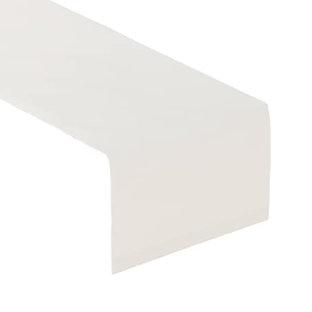 Bieżnik prostokątny 40x130 satynowa biel