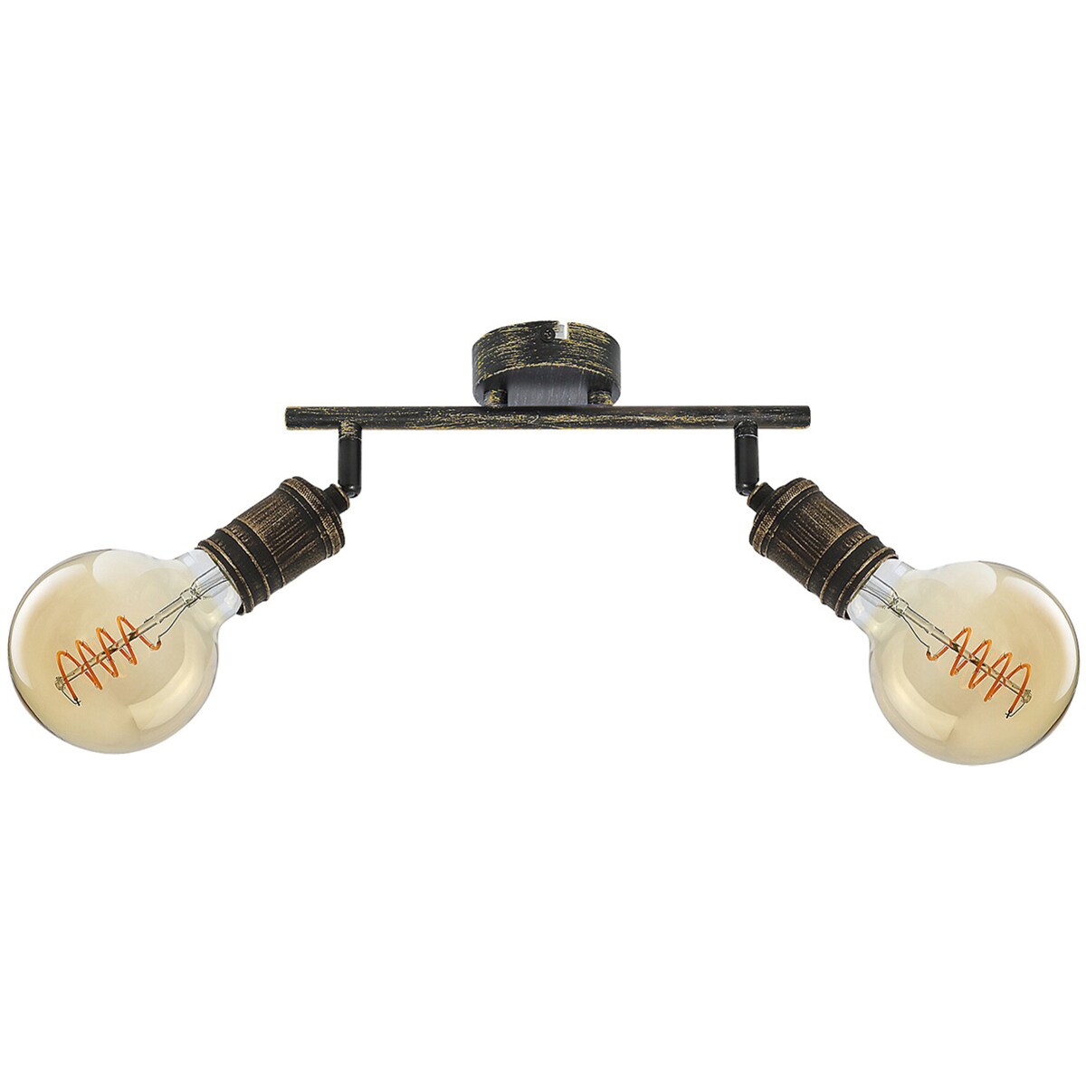 Reflektorki złote antyczne Fidel 3215 przysufitowa lampa do kuchni