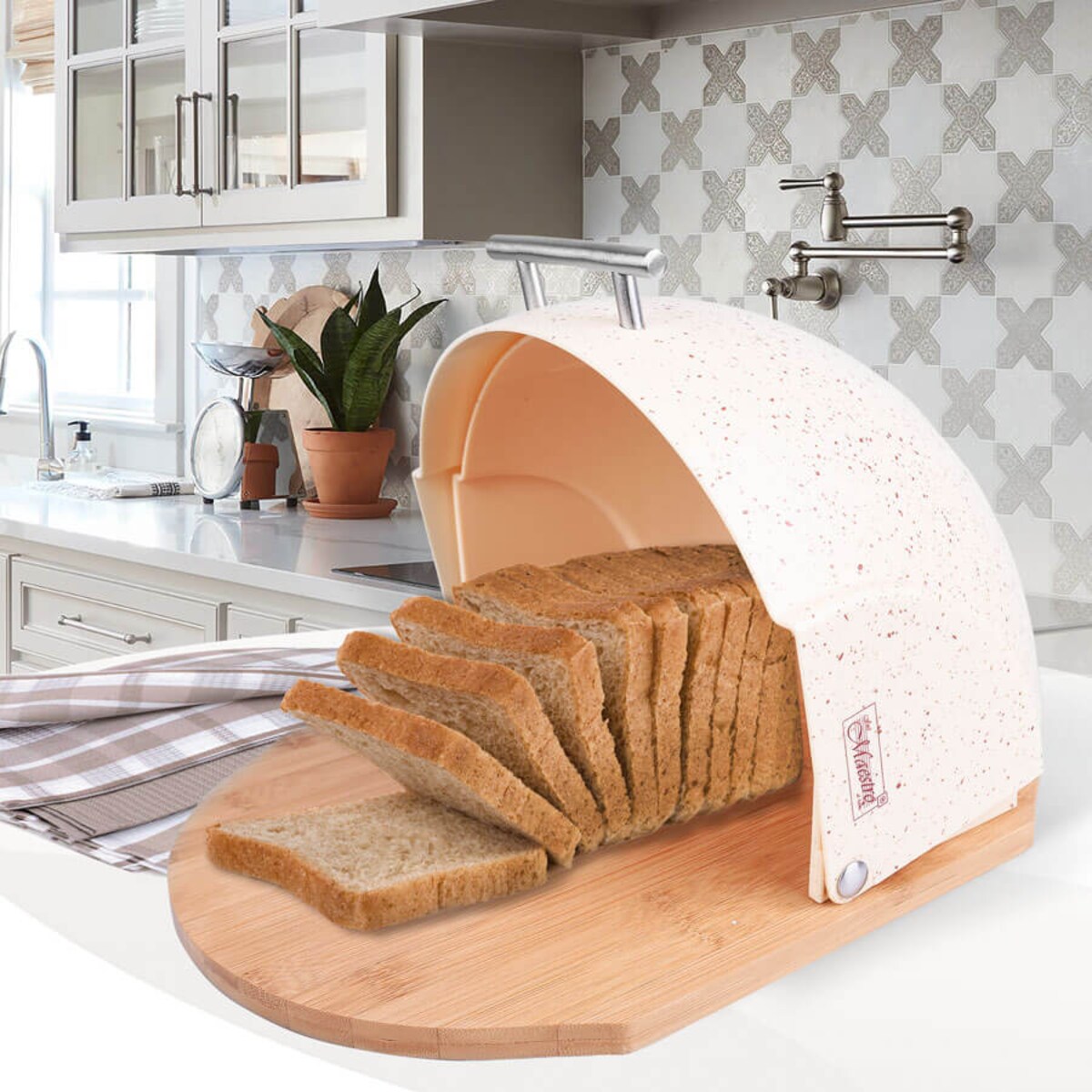 Chlebak owalny beżowy MAESTRO