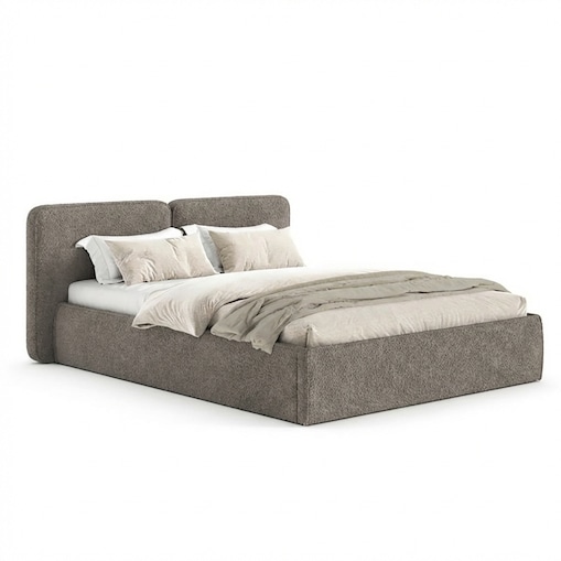 Łóżko Tapicerowane Elite 160X200 Stelaż Pojemnik Na Pościel Abriamo 02