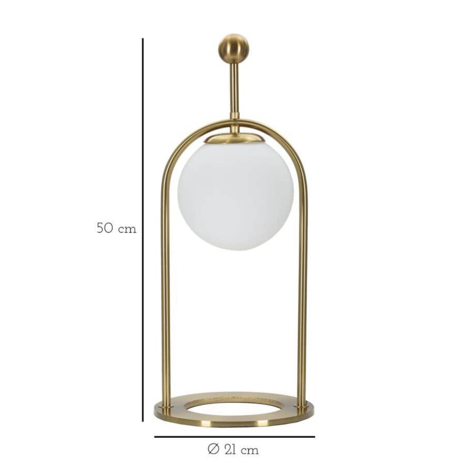 Lampa stołowa GLAMY ARC, 50 cm