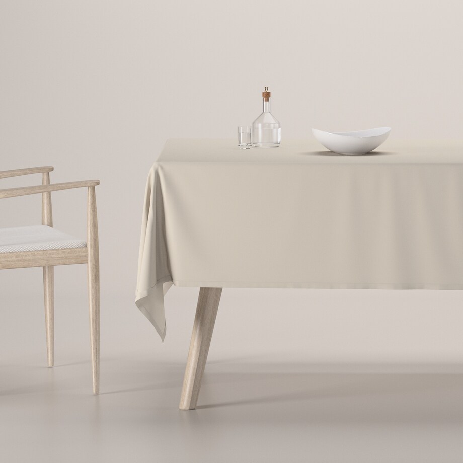 Obrus prostokątny 130 x 210 cm naturalny len
