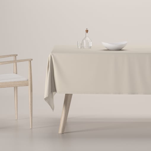 Obrus prostokątny 130 x 210 cm naturalny len