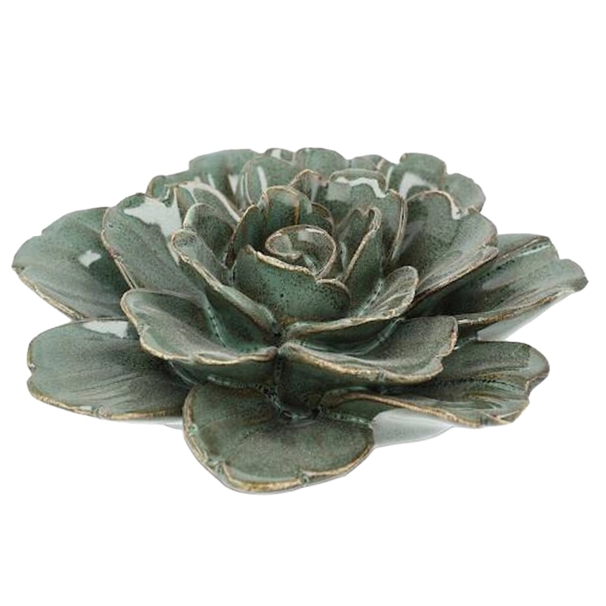 FIGURKA KWIAT CERAMICZNA DEKORACYJNA 12cm KWIATEK BOHO DEKORACJA OZDOBA