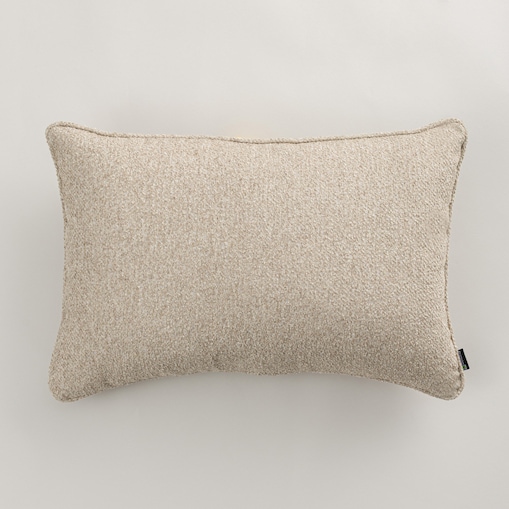 Poszewka Gabi na poduszkę prostokątna 60x40 beżowy melanż