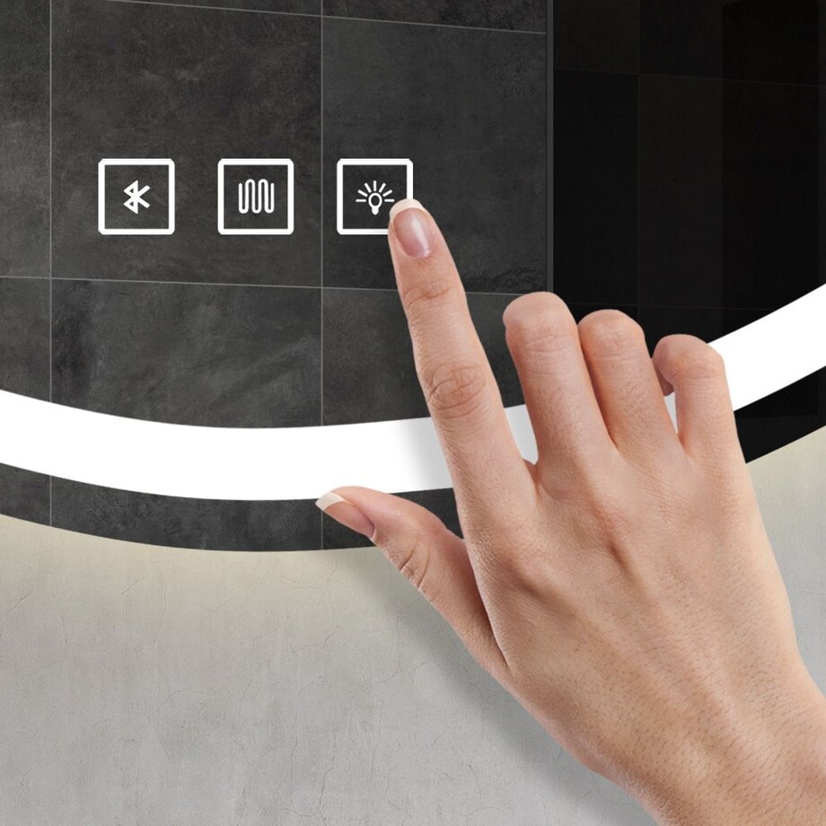 Lustro ścienne LED 70x100cm z Bluetooth FOG