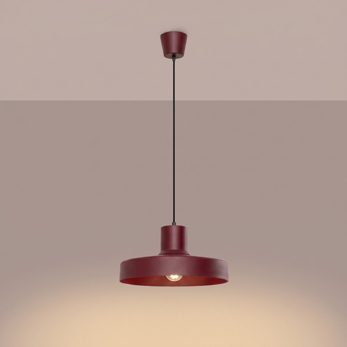 Lampa wisząca BILO burgund