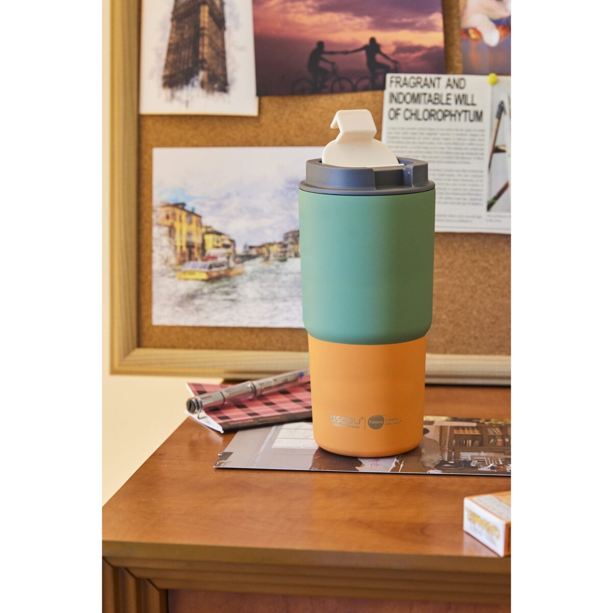 ASOBU PICK ME UP kubek termiczny 650 ml, Pastel Green