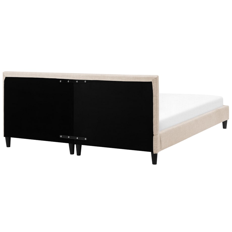 Wymienne obicie do łóżka 180 x 200 cm beżowe FITOU