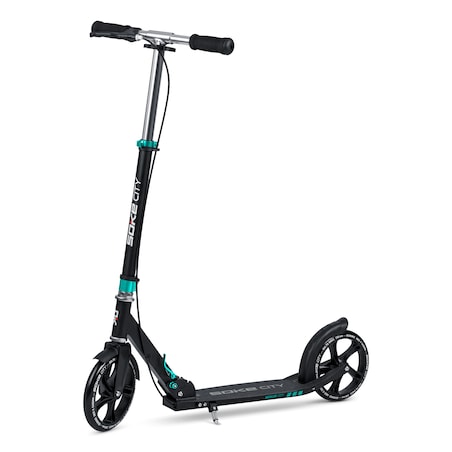 Hulajnoga miejska składana Soke City czarno-turkusowa
