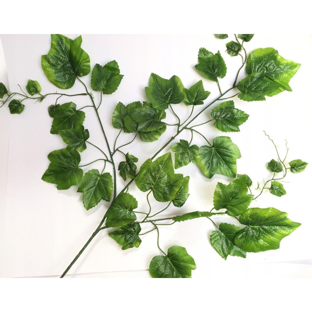 FIKUS sztuczny gałązka dodatek winorośl stroik duży liść do stroika bukietu